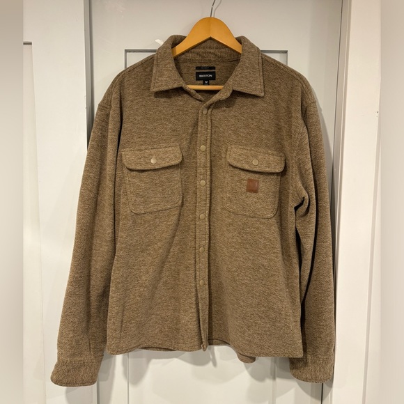 Men’s Brixton Teddy Bear Button Up (M) - Picture 1 of 3